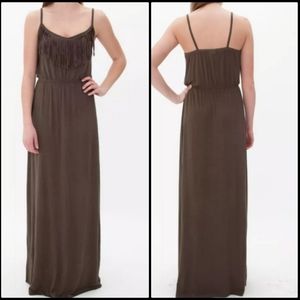 Buckle Daytrip Fringe Top Maxi Dress Size Medium